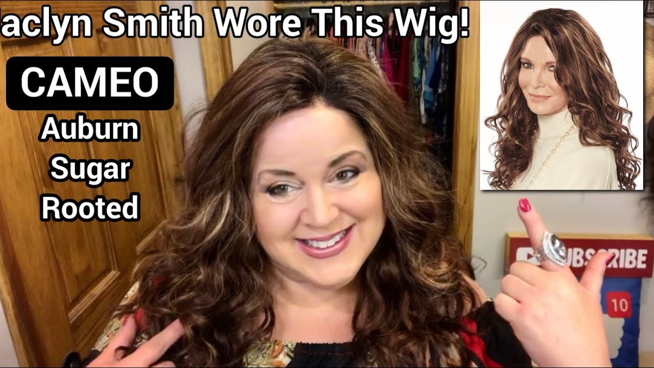 Let's Review & Style CAMEO Auburn Sugar Rooted 🧡Jaclyn Smith Wore This Wig in the Photo Shoot! 🧡