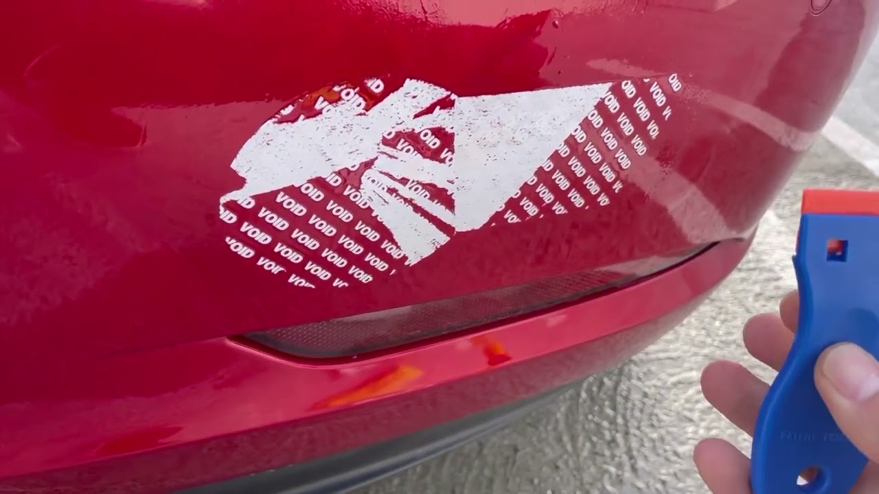 How to Remove Clean Air HOV Decal Stickers for $10