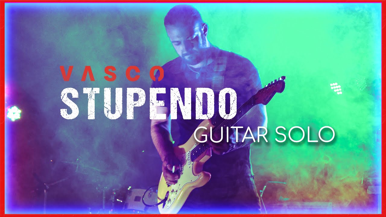 Stupendo - Vasco Rossi - Live Modena Park - Guitar solo cover