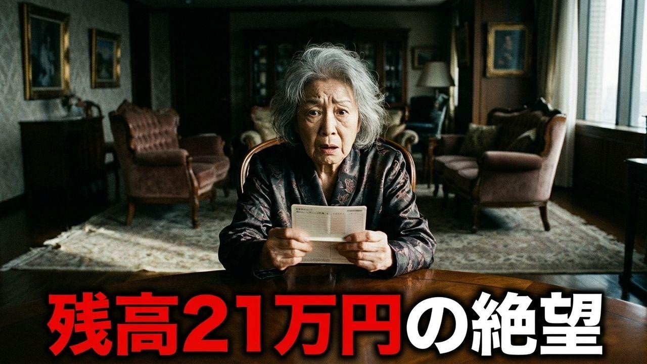 元エリート役員の末路…年金32万でも生活崩壊、残高21万の絶望