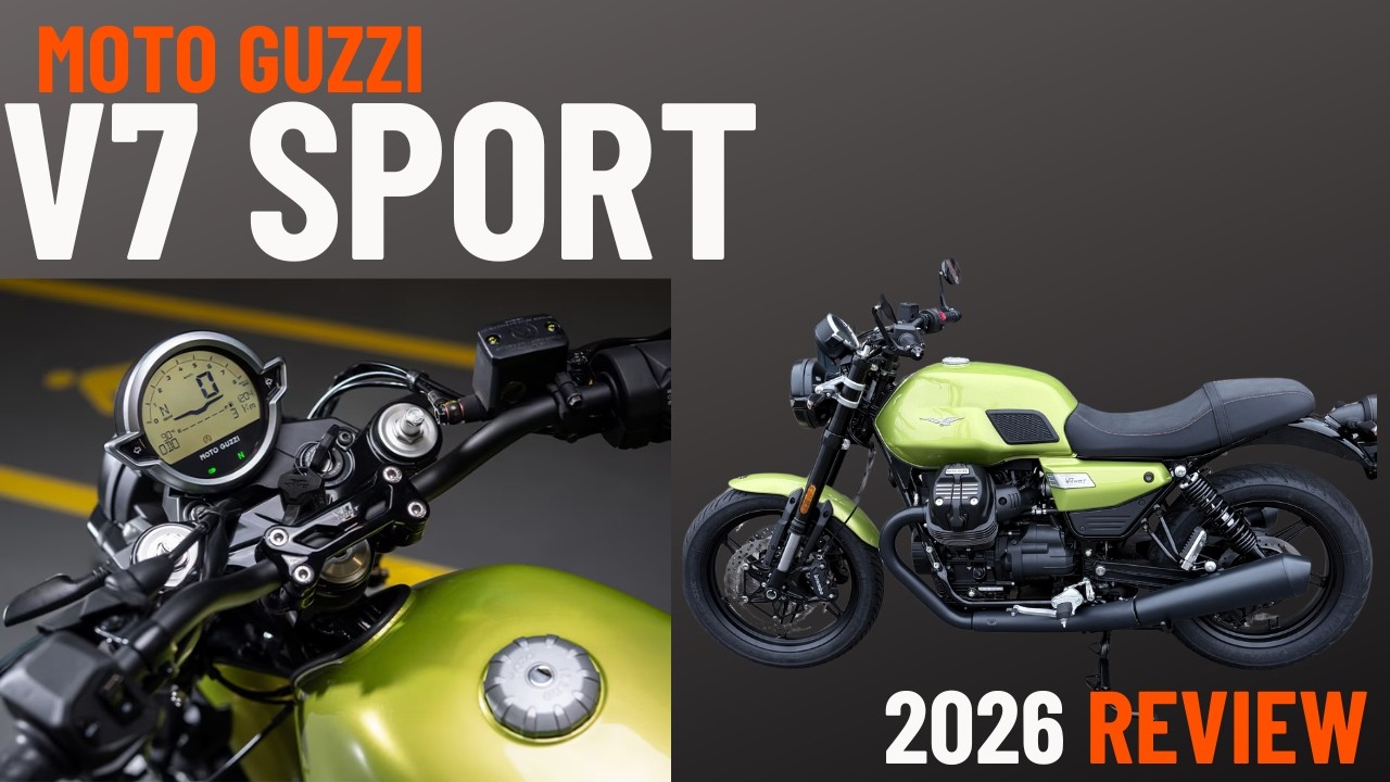 У меня было три мотоцикла Moto Guzzi. Вот что в модели V7 Sport 2026 года сделано хорошо (и плохо).
