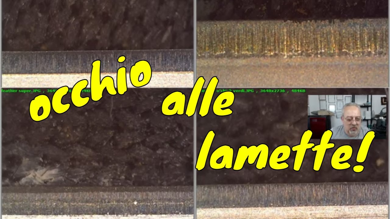 Osserviamo velocemente qualche lametta.