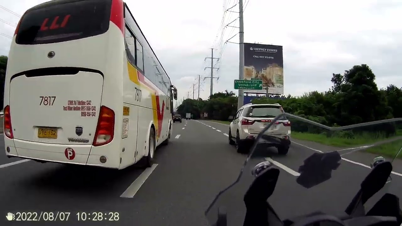 Riding with my BMW F850gs, from Sto Tomas Batangas to Alabang