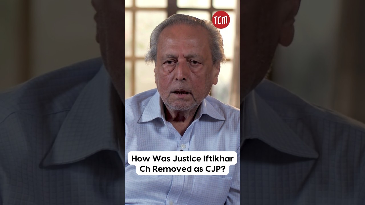 How Was Justice Iftikhar Ch Removed as CJP? || TCM Shorts #tcmshorts