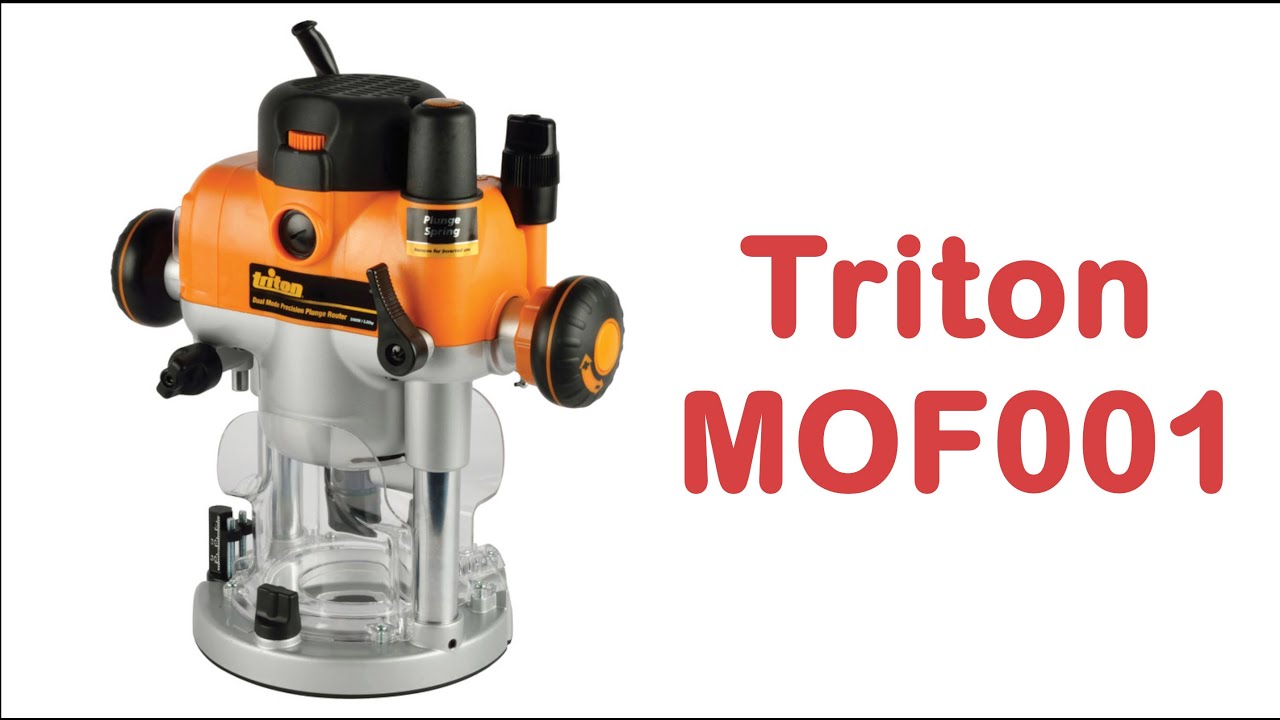 Présentation de la défonceuse Triton MOF001 - Unboxing
