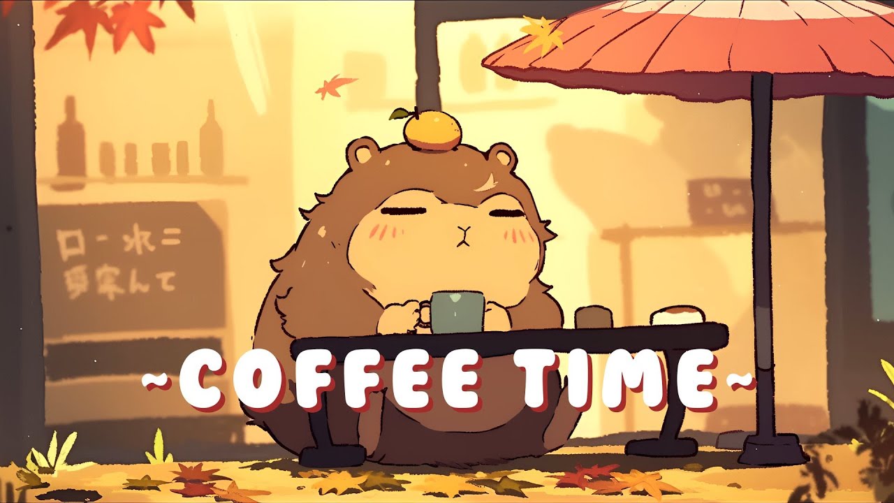 Lofi Capybara Radio - Relaxing Tunes Collection ~ Peaceful Moments ~ 🦫 🌙 📖 | Continuous Mix