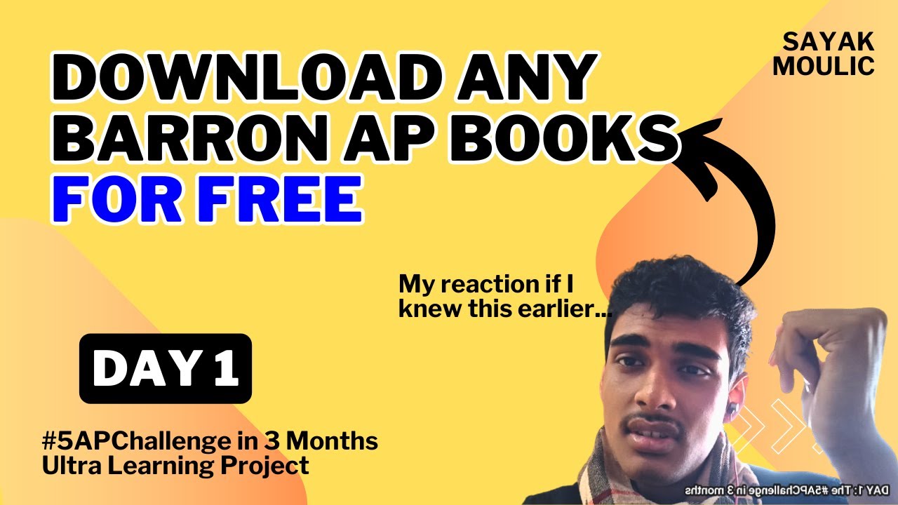 How to download Free Barron AP Books Day 1 #5APChallenge