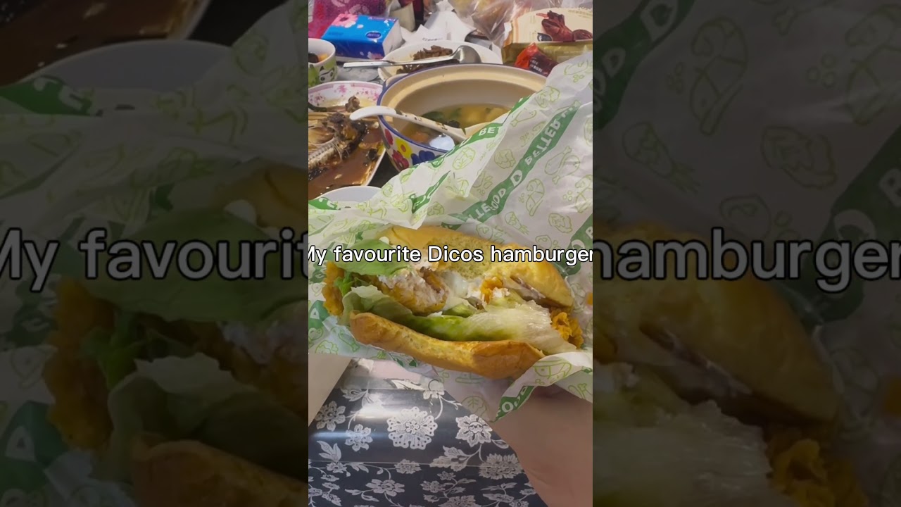 My favourite Dicos(Be forcibly acquired by the China municipal government in China)hamburger.