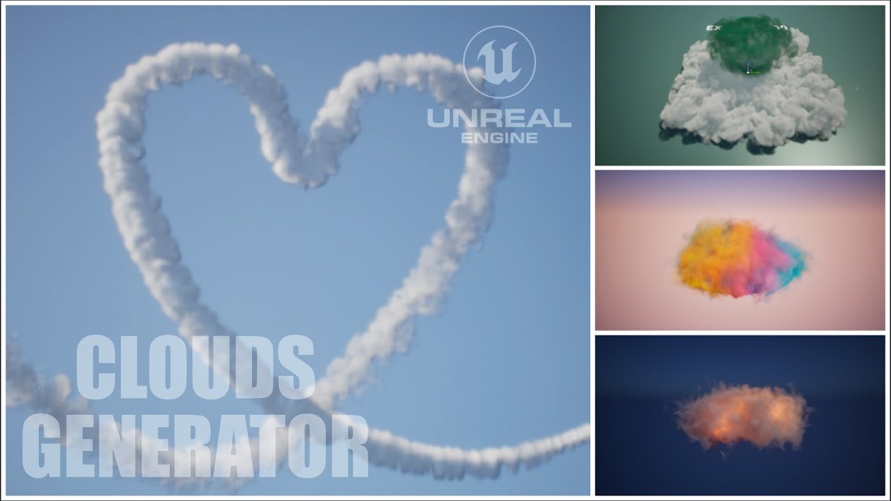 Clouds Generator - Niagara Fluids Update v01 | Unreal Engine 5.6 +