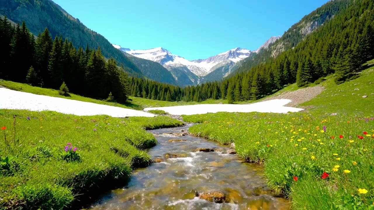 Natural Water Background for Quiet Focus & Deep Work