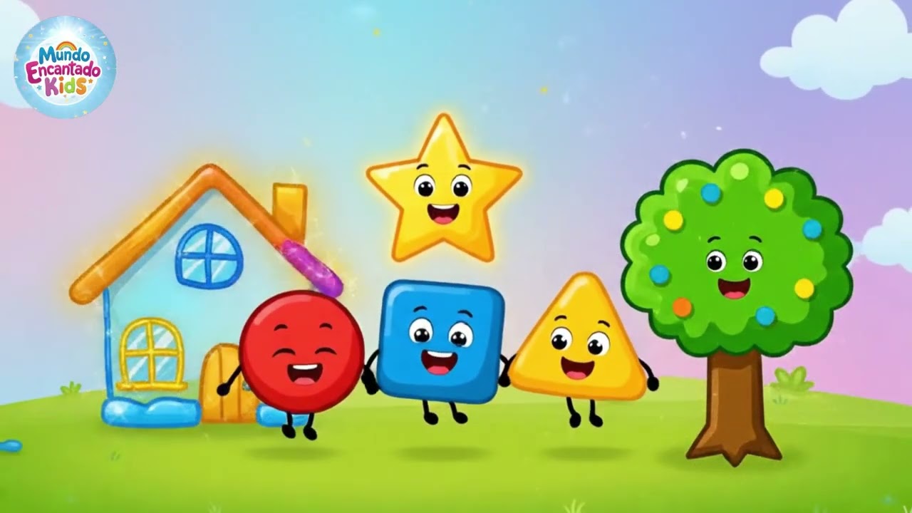 👉 Cores e Formas Mágicas 🌈✨ | Aprenda Brincando com Música Infantil Divertida!