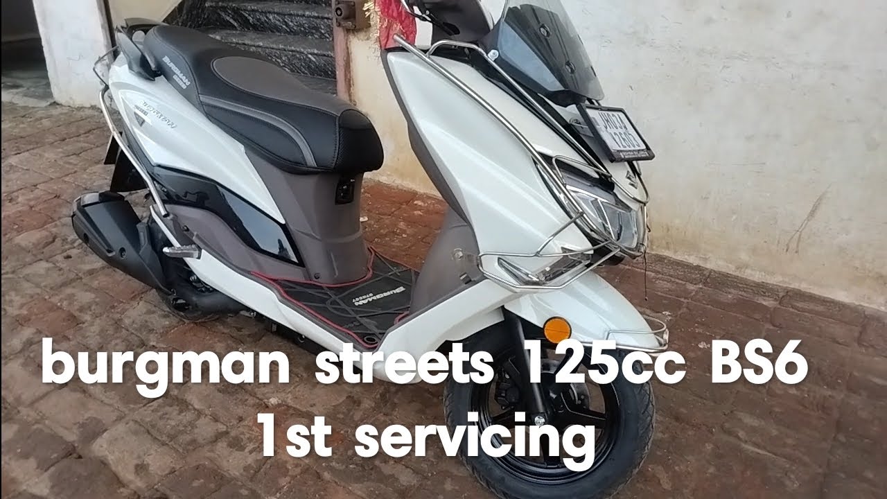 Finally First Servicing of My Burgman 125 😍 | Girl Rider at Service Centre 🛵✨ Mileage Boost?” 