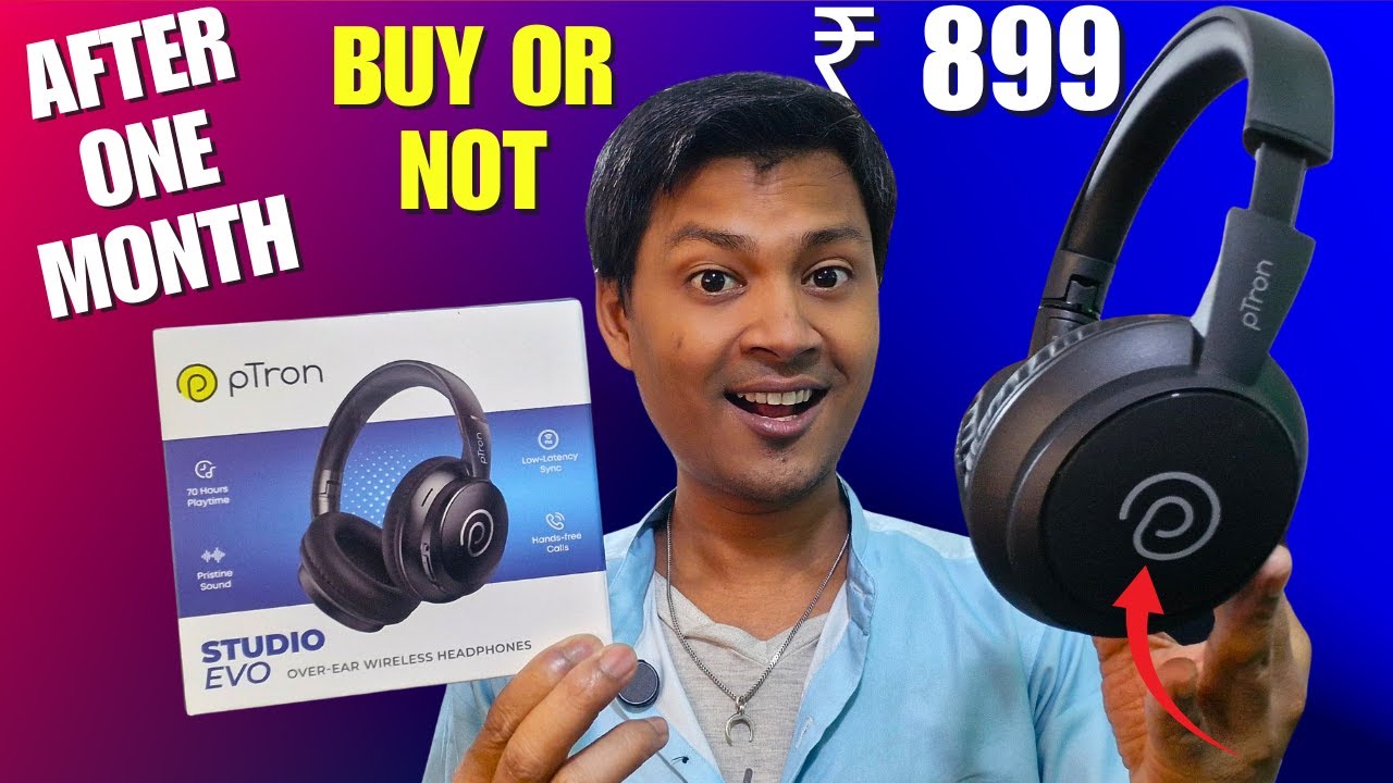 pTron Studio Evo Review After 1 Month 🔥  Is It Still Worth It? Battery, Sound & Comfort Tested!