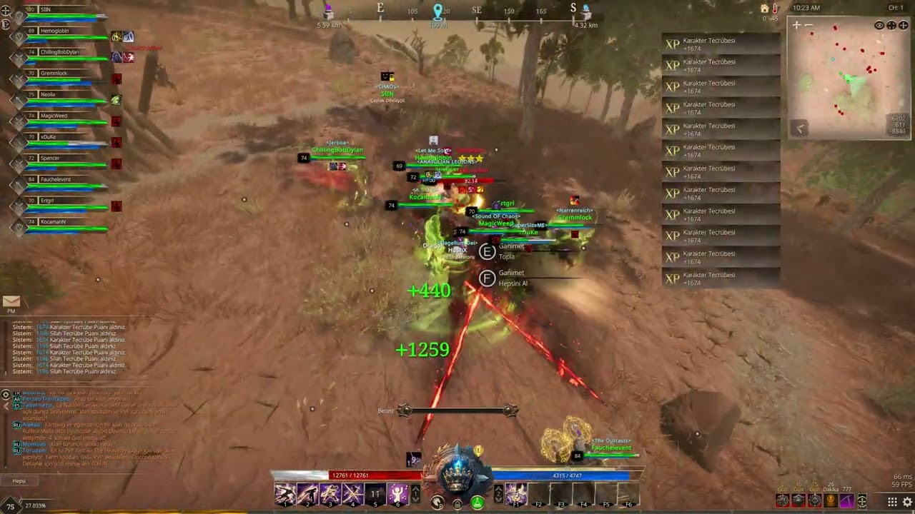 TheQuinfall 50-100 arası hızlı  kasılma rehber + Gümüş