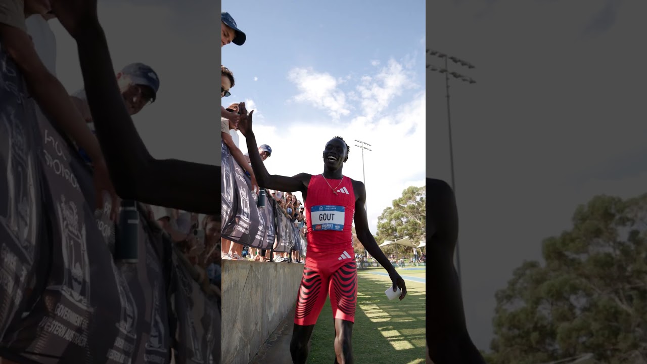 Gout Gout storms to 19.84 200m at the Australian Champs 🌪️ 