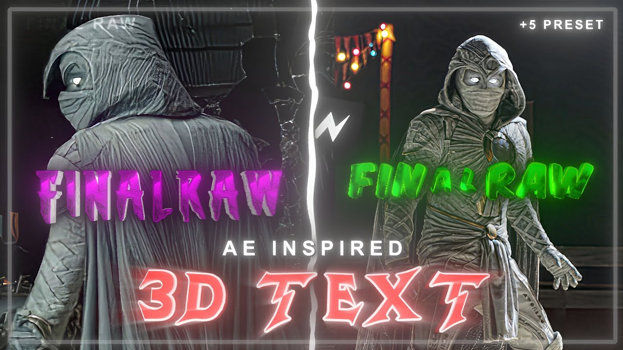 3d Text Pack for Node Video | Preset + Tutorial #aelike #3dtext #nodevideoedits#textpresets  