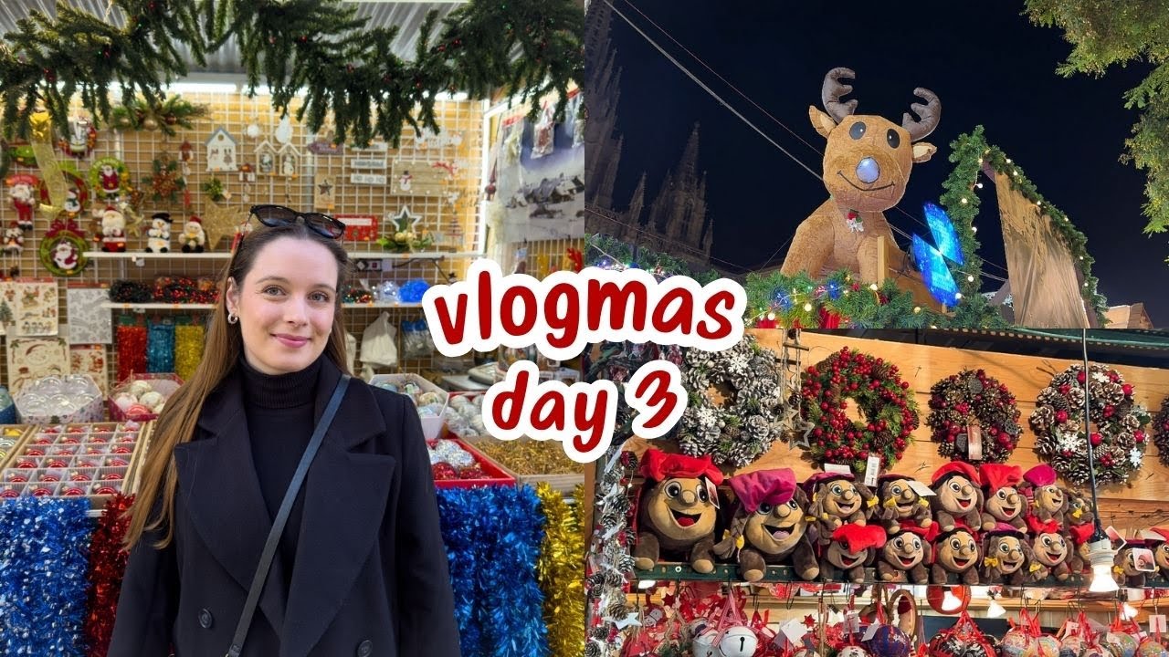 Barcelona Christmas Markets, Lights, Decorations & Food | Vlogmas Day 3