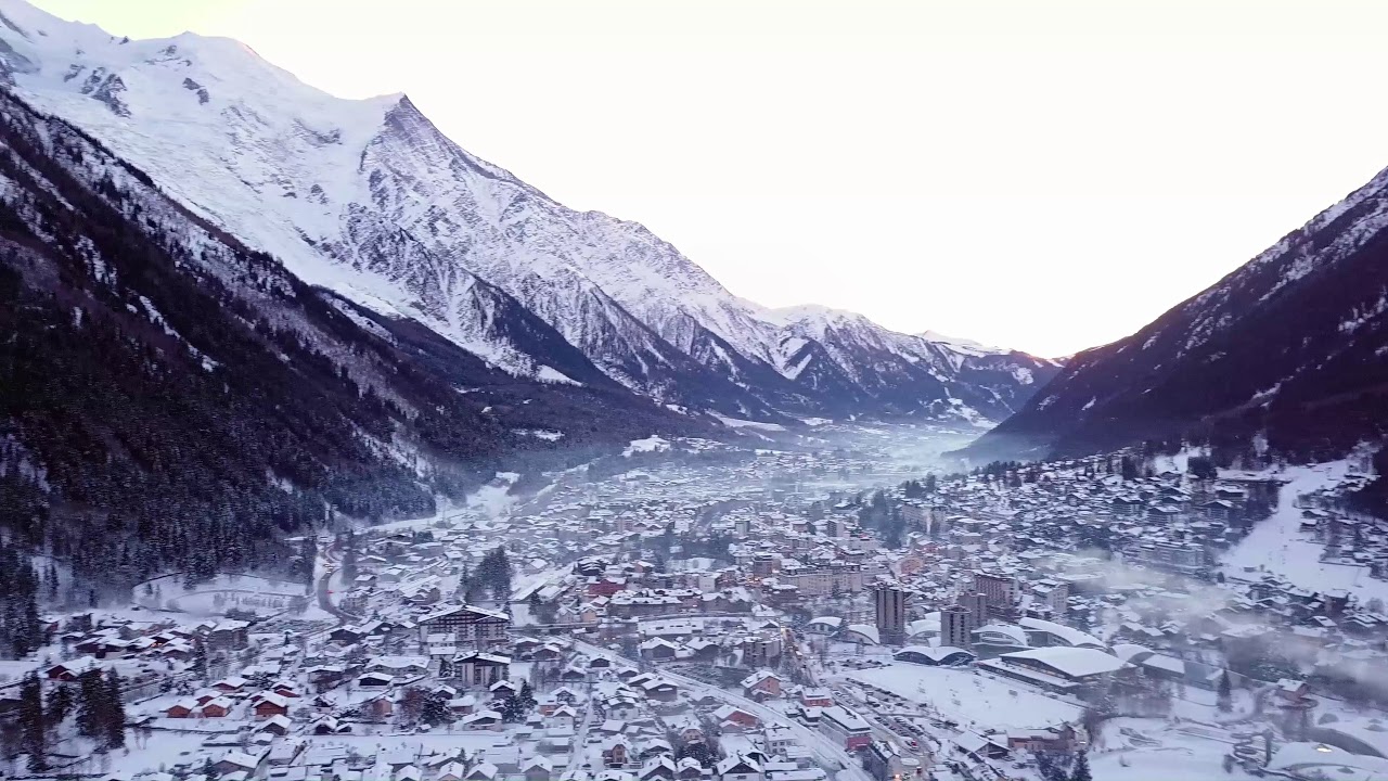 Chamonix By DJI Mavic Drone.