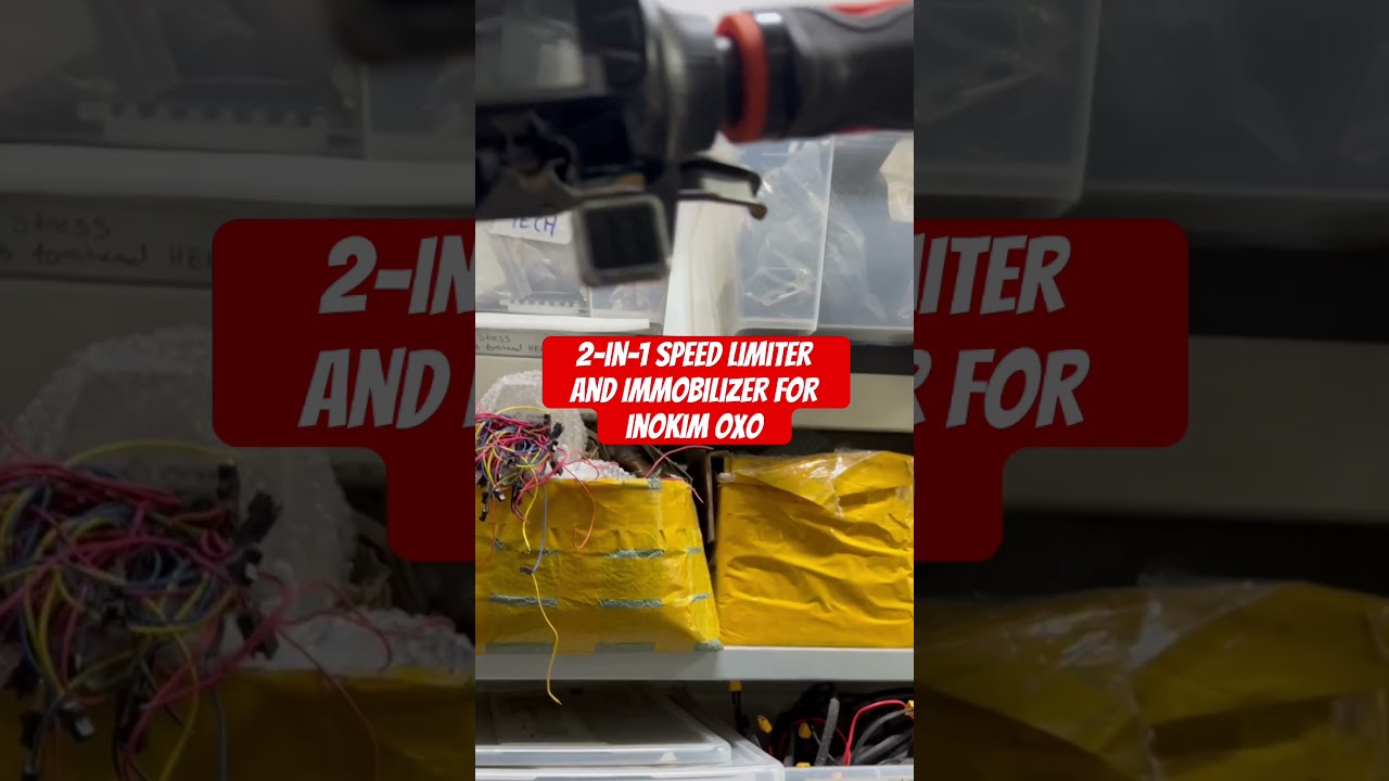 2 in 1 speed limiter with Immobilizer device for inokim oxo