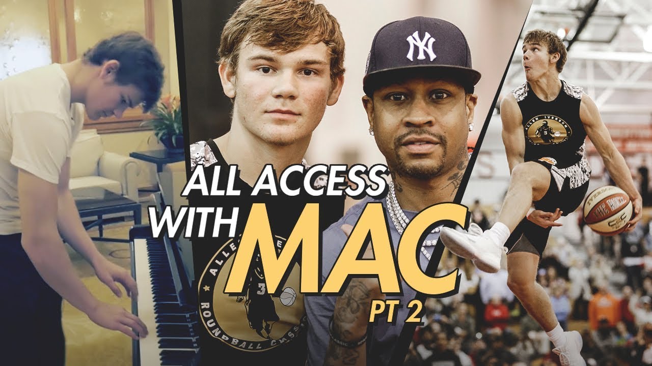 Mac McClung Can Play PIANO?! Hotel and Airport BEHIND THE SCENES at The Iverson Classic