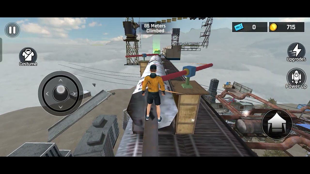  Going Up Rooftop Parkur 3D Bölüm 1 #oyunvideoları #oyun #parkur #keşfet 