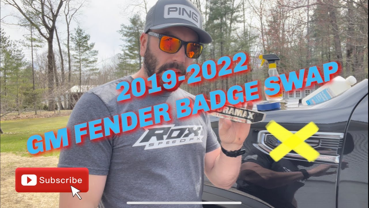 Fender Badge Removal / Mod 2019-2022 GMC Sierra 1500