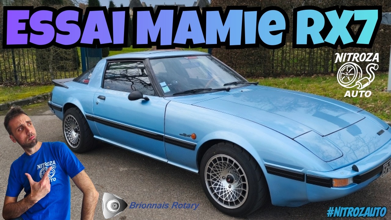 Essai Mamie Mazda RX7 FB