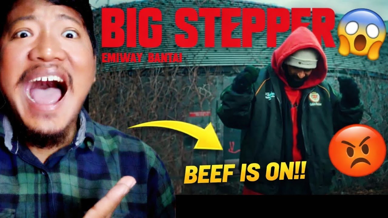 Big Stepper - Emiway Bantai reaction video BEEF IS ON!!