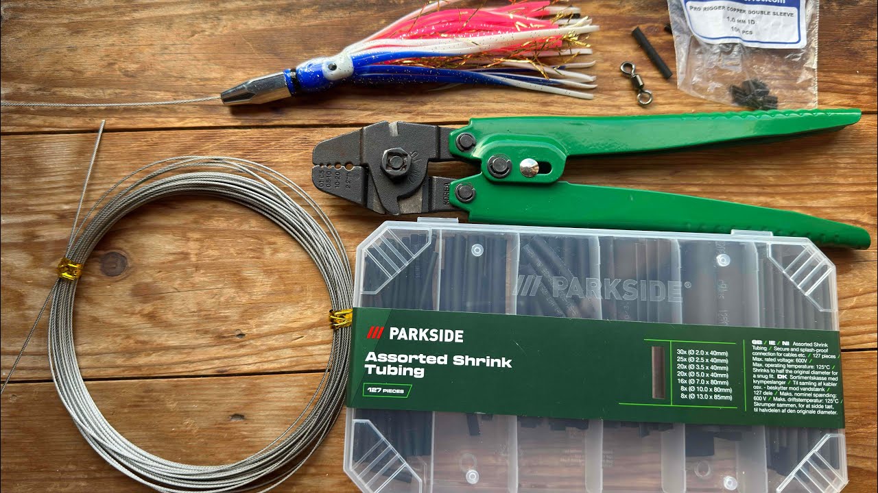 How to make wire leaders for wahoo lures