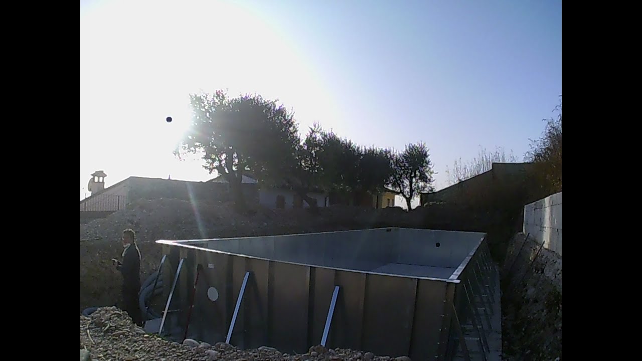 Installazione piscina a pannelli