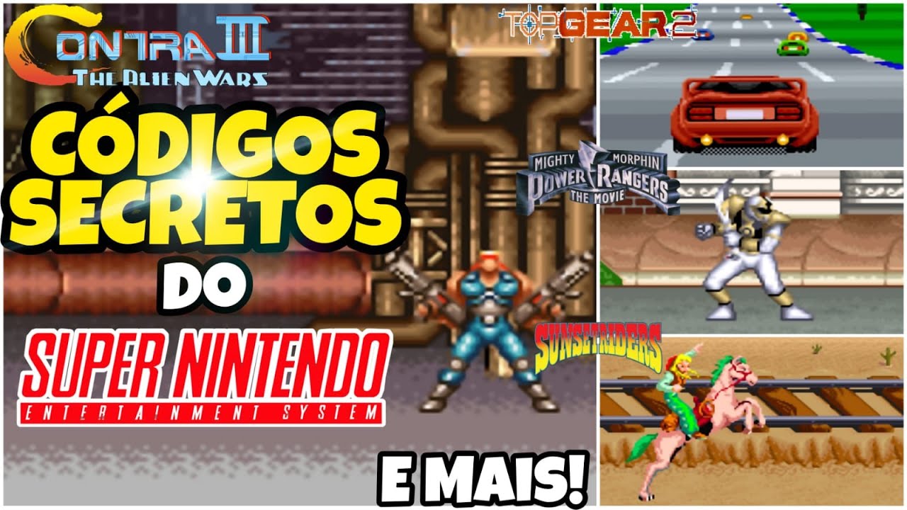 CÓDIGOS SECRETOS Do Super Nintendo! Você Lembra?