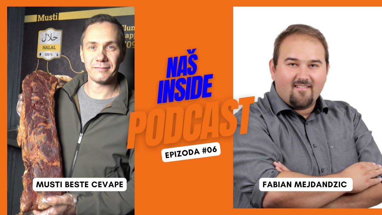 🇭🇷 🇷🇸 🇧🇦 🇦🇹Naš Inside Podcast # 06 Musti Beste Cevape i Fabian Mejdandzic