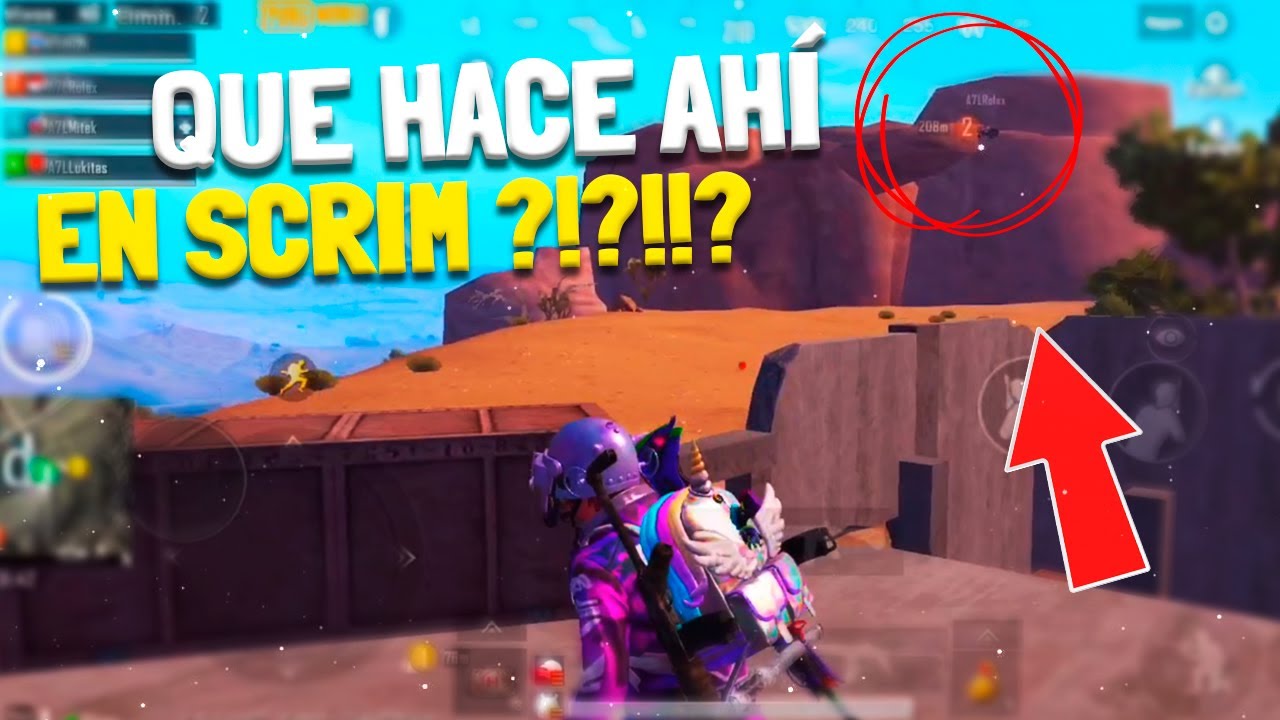 QUE HACE ALLA ARRIBA?!?! 😂😂 -  SCRIM A7 - PUBG MOBILE / MITEK