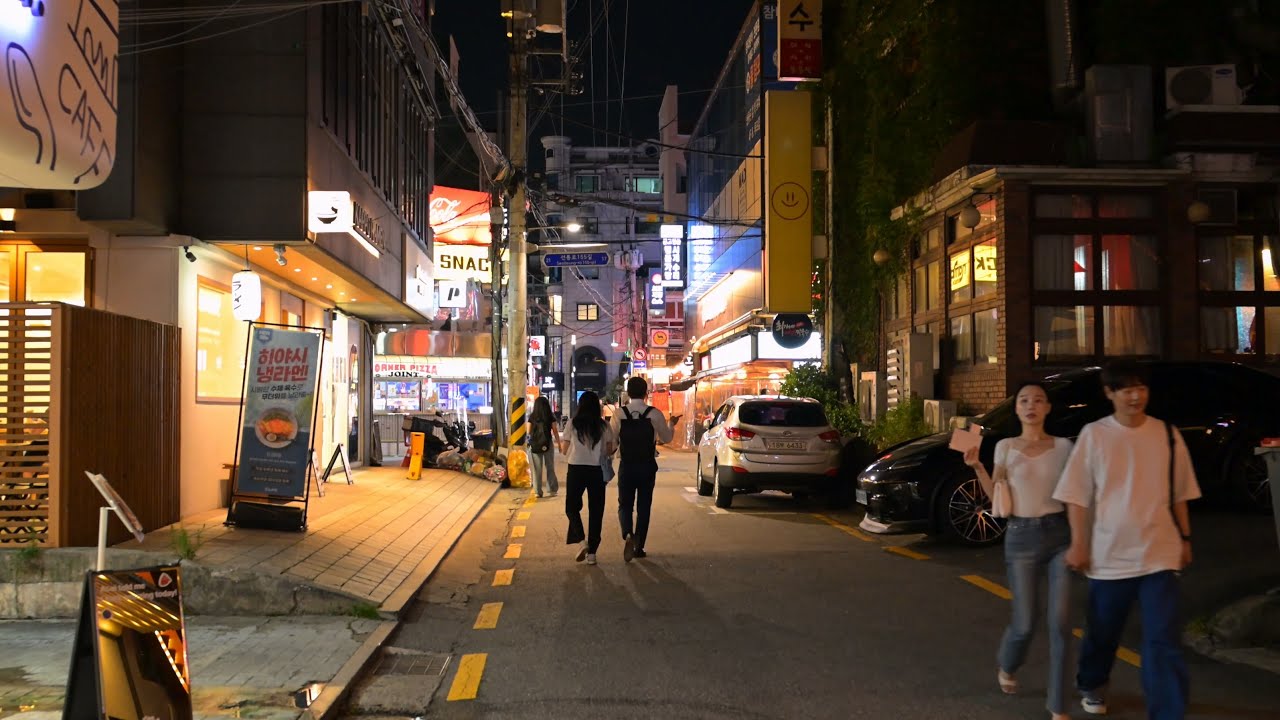여름 오후 압구정 주변 거리 걷기 l Walking the streets around Apgujeong, Seoul, Korea on a summer afternoon 4K
