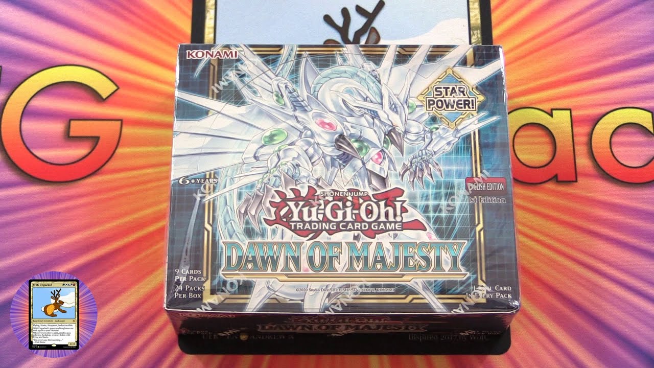 Yu-Gi-Oh! Dawn of Majesty Booster Box Opening!