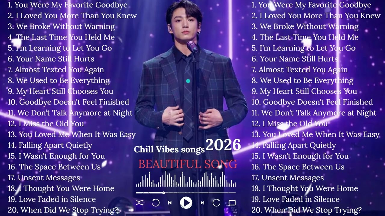 Jungkook  BTS  Chill Mix 2026 | Beautiful Relaxing Songs | Night Vibes Playlist 🌙