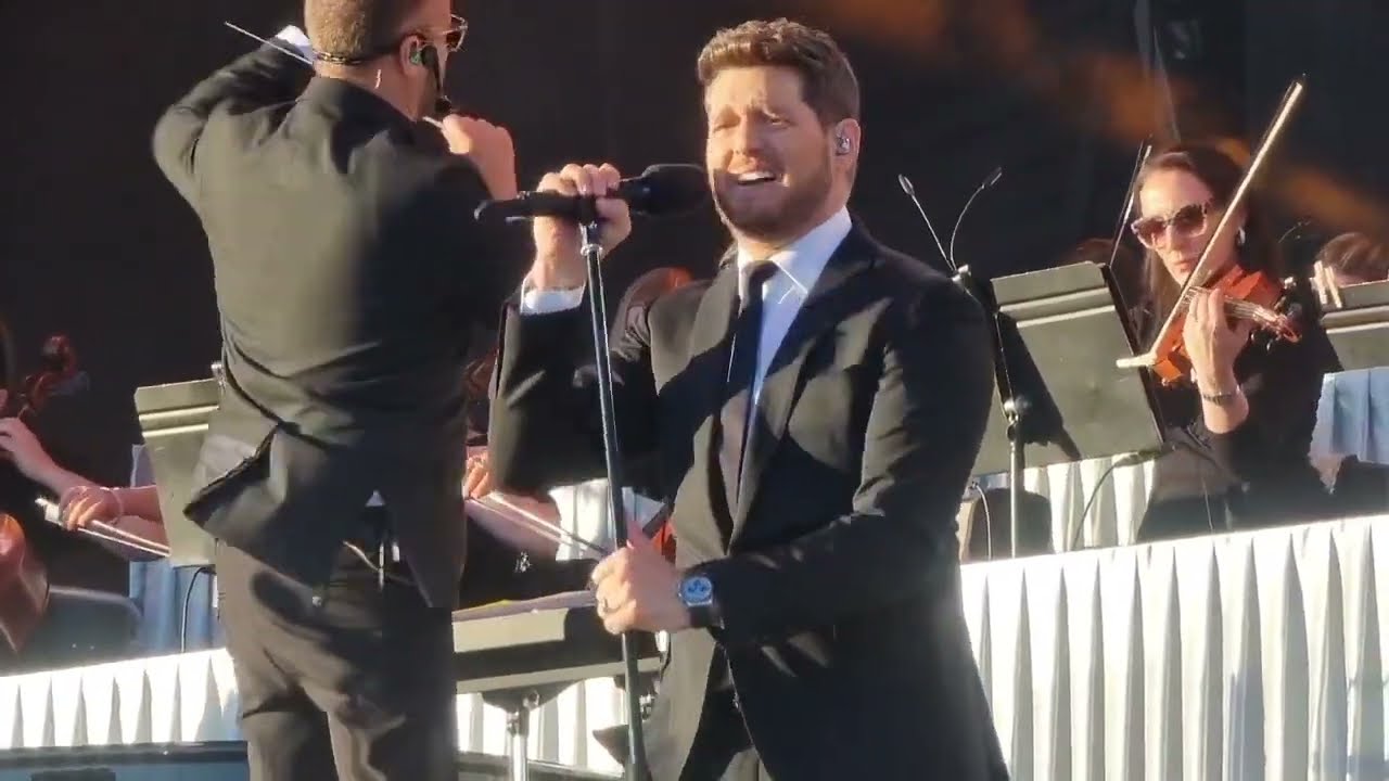 Michael Buble in derby 2022 #michaelbuble