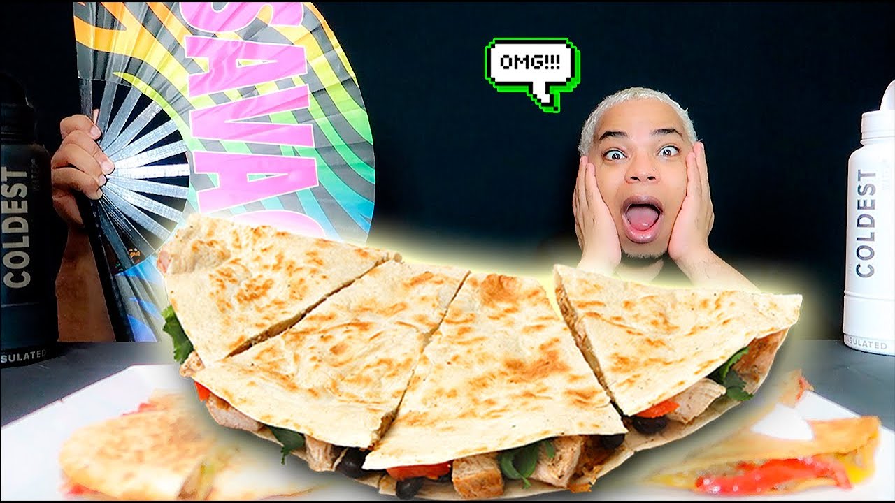 HOME COOKED PHILLY CHEESE-STEAK QUESADILLA MUKBANG 🌮🌮🌮 (KETO-FRIENDLY)