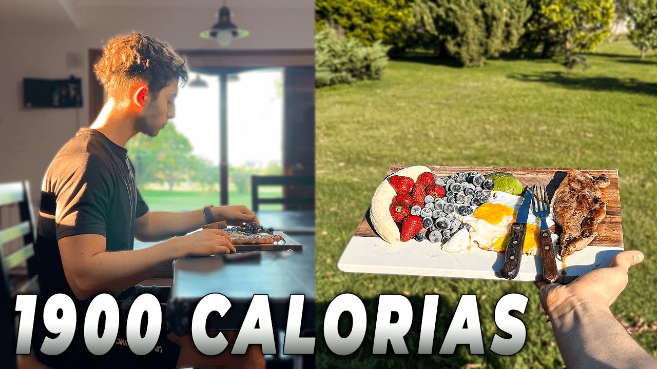 COMER solamente COMIDA REAL CAMBIO mi VIDA / QUE COMO EN UN DIA