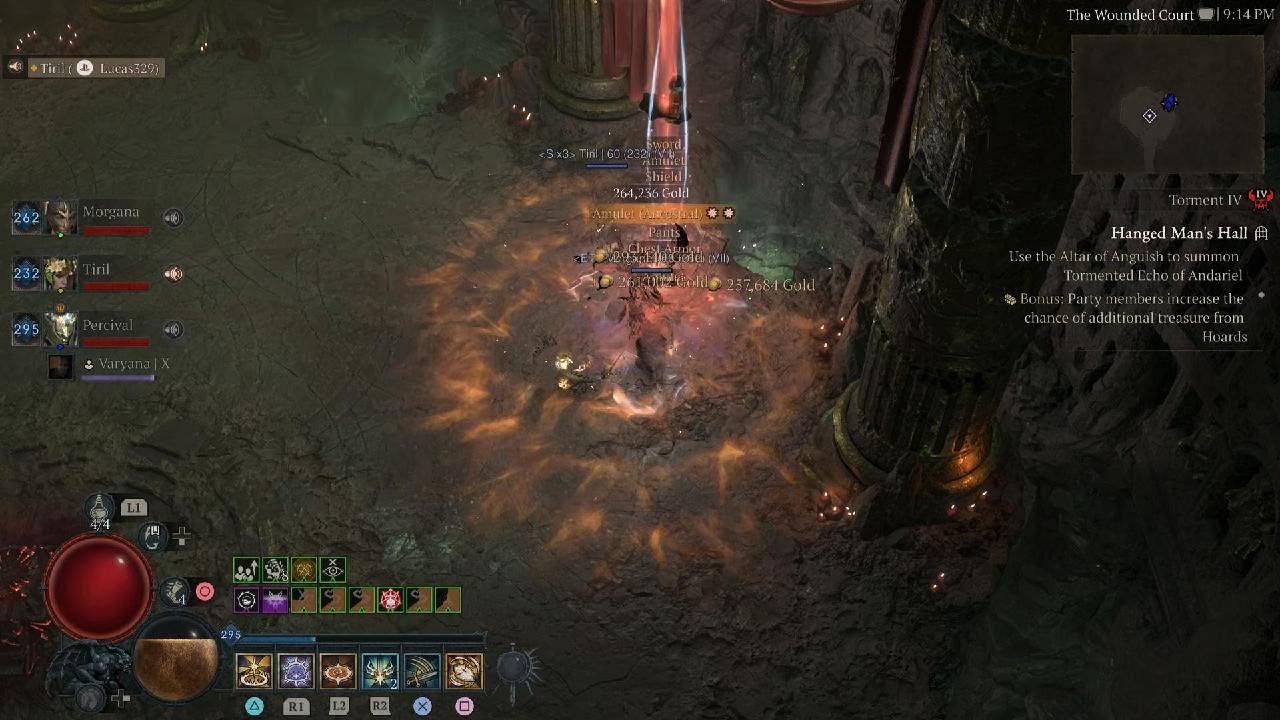 Diablo IV -- wow a 3GA ring of starless skies!