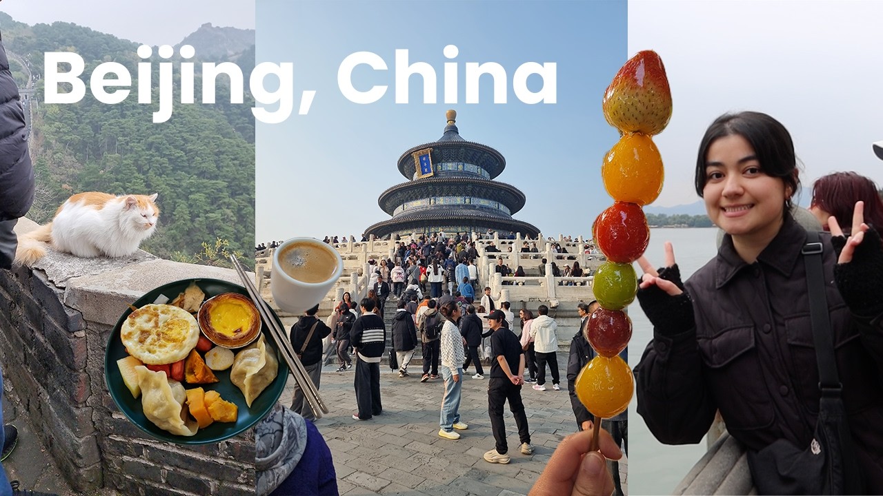 China Vlog | visiting Beijing for a week, the great wall & shopping!