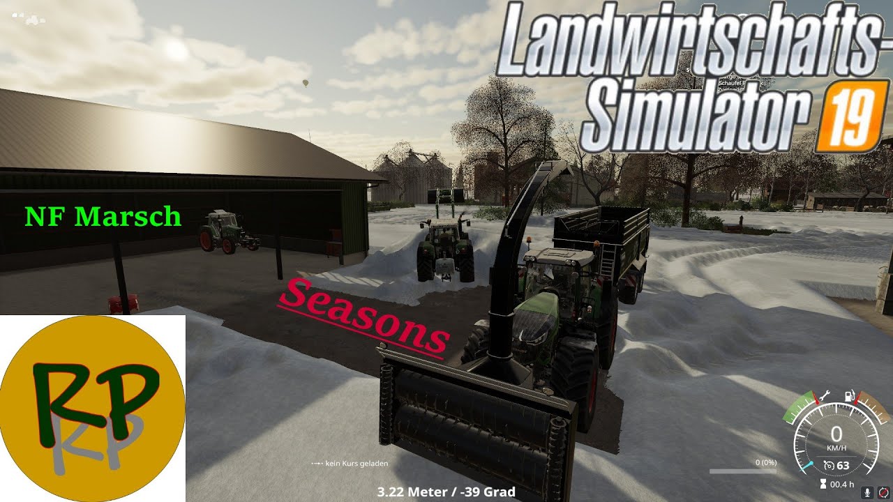 LS19 NF Marsch V2.4 oG Seasons #83 So viel Schnee, oje, oje
