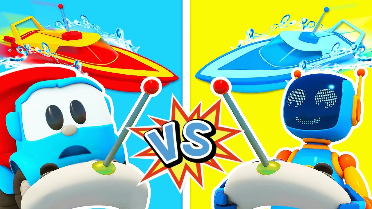 🚚🚢⛵️ Cartoni animati per bambini | Leo il camion curioso | RIPARIAMO LA BARCA 🤖🖨️🛠️