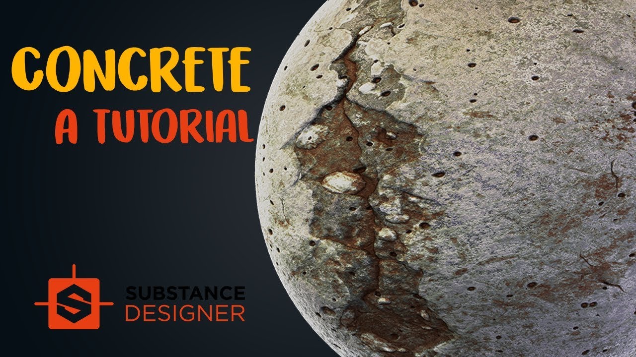 Concrete Material in Substance Designer | Beginner-Intermediate Tutorial