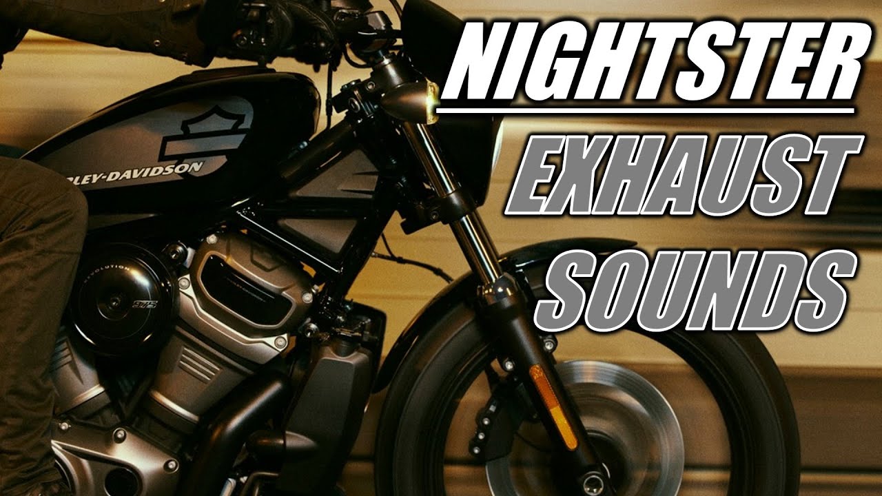 HARLEY NIGHTSTER 975 EXHAUST SOUNDS - STOCK AND AFTERMARKET