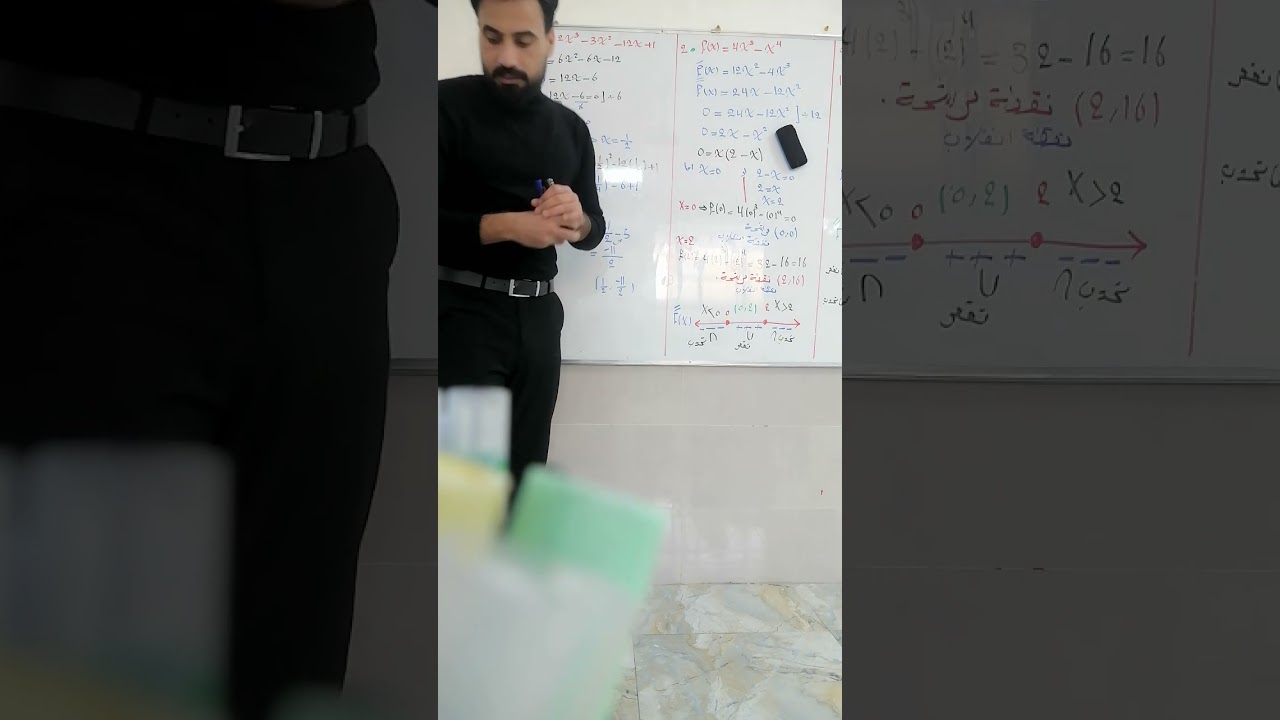 جزء السادس محاضره 1 نقاط الانقلاب ( التقعر و التحدب)