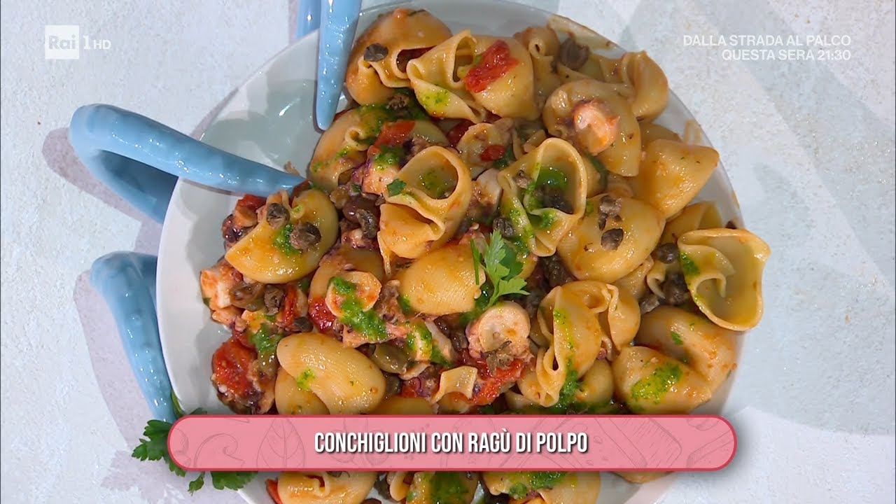 Conchiglioni con ragù di polpo - È sempre mezzogiorno 17/01/2025