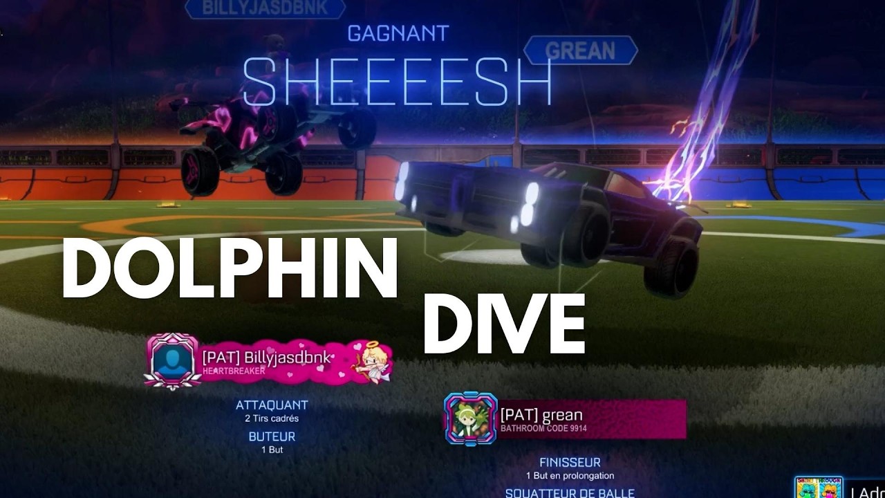 le dolphin dive - best of Rocket League