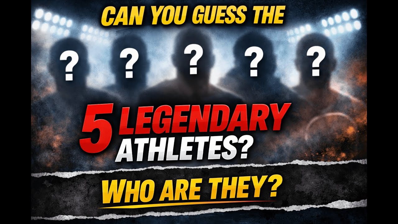 99% Fail This Sports Quiz: Name These 5 Legendary Athletes #sportstrivia #sportsquiz #sports