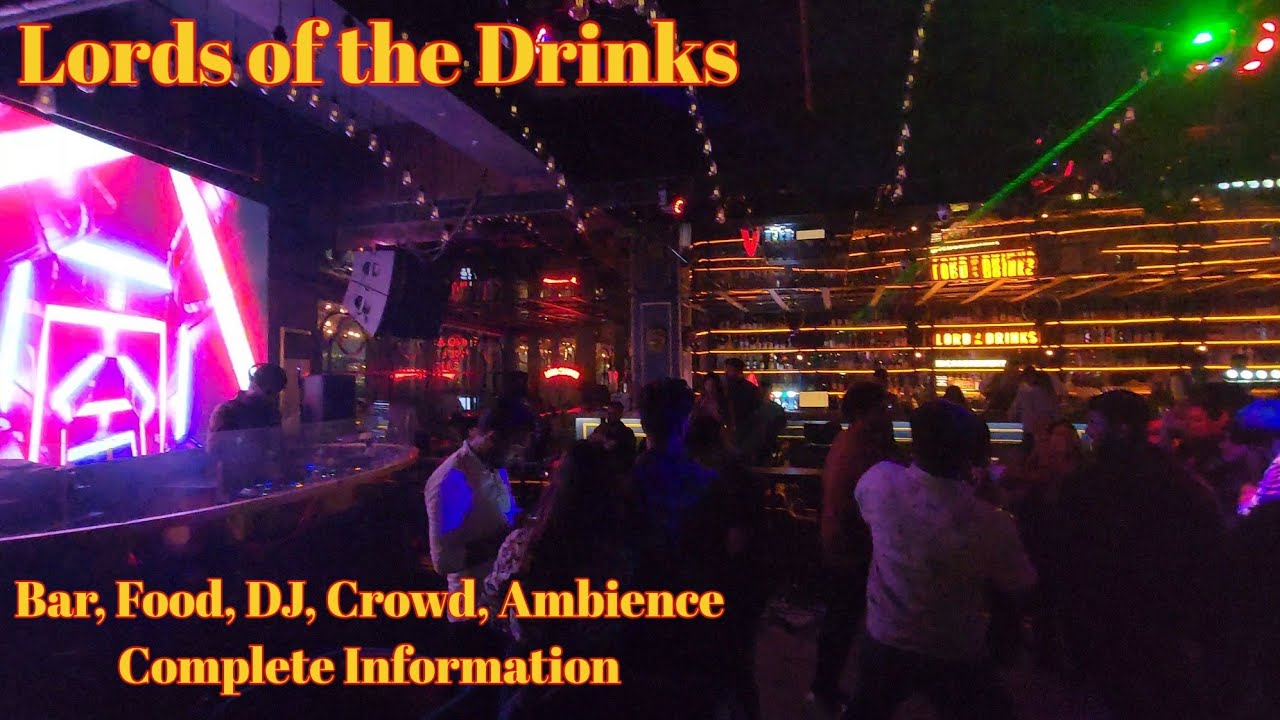 Lord of the Drinks Brewery Gardens Galleria Mall | Best Nightclub In Noida | Noida Nightlife Vlog
